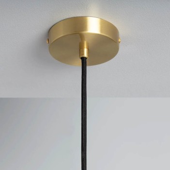 Hanging lamp with E27 socket from the Moon Series - With vase en