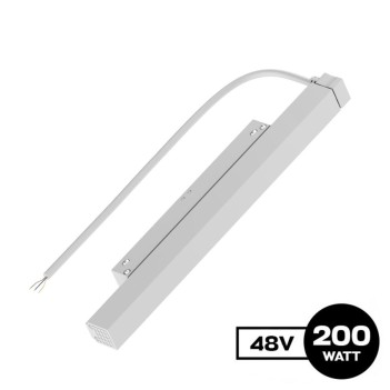 Alimentatore a Scomparsa 200W 48V per Binario 48V - Bianco