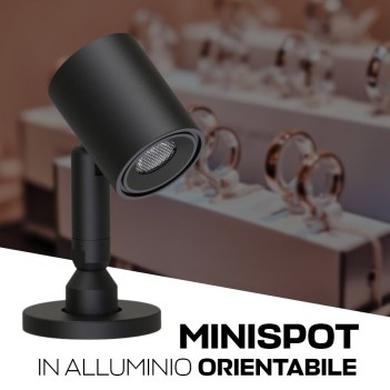 Lampada a spot a stelo 2.2W 12V 3000K 50MM Minispot