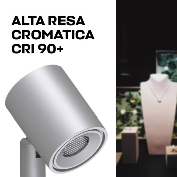 Lampada a spot a stelo 2.2W 12V 3000K 50MM Minispot