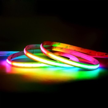 Strip Led 5m Digital COB RGB M1615 70W DC 5V IP20 PCB 10mm 900 Leds