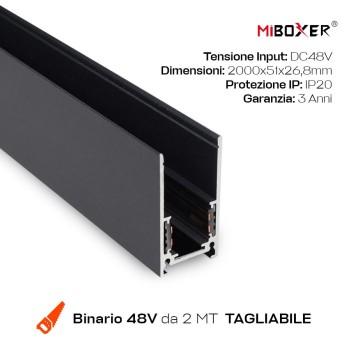 Binario magnetico a 48V MiBoxer Mini da Superficie o Sospensione