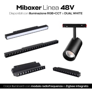 Binario magnetico a 48V MiBoxer Mini da Superficie o Sospensione