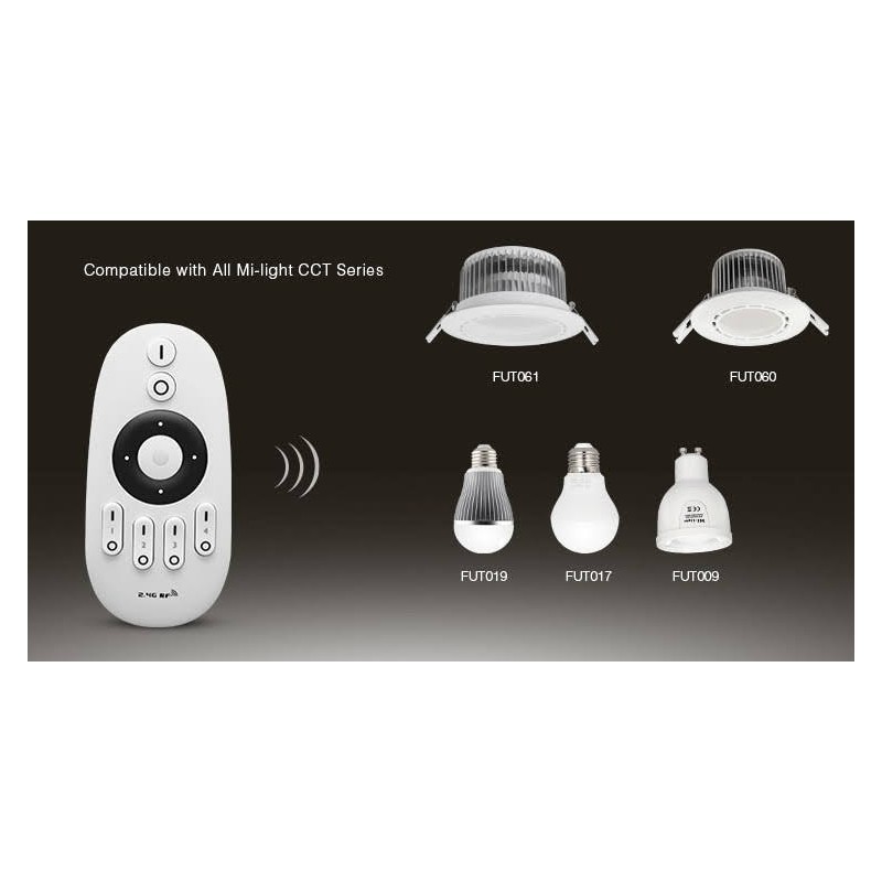 Kingled Miboxer Mi Light Telecomando Rf Dual White Cct Fut