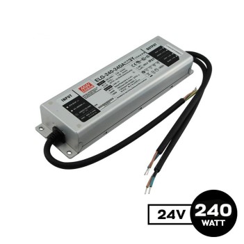 Alimentatore MeanWell 240W 24V IP67 ELG-240-24DA-3Y AC/DC