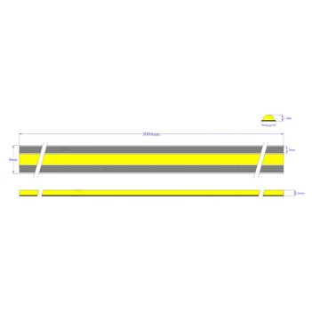 Striscia Led COB CRI90 50W 2600lm 24V IP20 PCB 8mm Chip Led Continua con PCB FREECUT senza vincoli di taglio