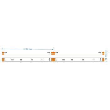 Led Strip COB RGB+W 80W 6800lm 24V IP20 PCB 12mm Chip Led Continued