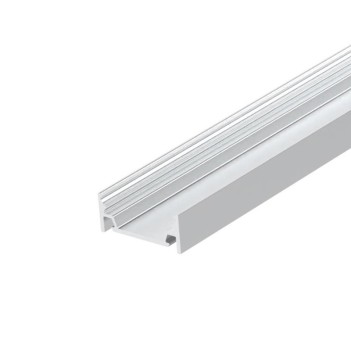 Profilo in Alluminio 2510 per Striscia Led - Anodizzato 3mt - Kit Completo