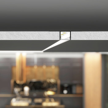 KING LED | 2 m LED profile for plasterboard - No grouting!