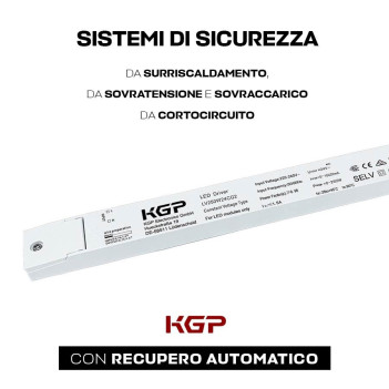 Alimentatore KGP LV 250W 24V - Design Lineare LV250W24CG2