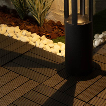 Decorative Garden Lamp 1,5W 120lm IP65 80cm with solar charge colour Black - Solar Lamp