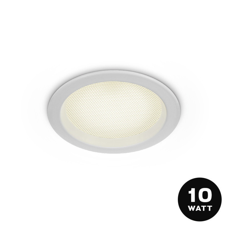 Downlight Plafoniera da Incasso 10W 750lm CCT IP44 UGR19 Foro 86mm Colore Bianco