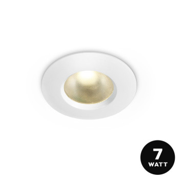 Recessed Spotlight 7W 600lm CCT IP65 230V Hole 72mm White - Series 7PV