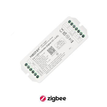 MiBoxer Mi Light PZ2 ZigBee 3.0 Receiver 20A for Single Colour Led Strip and Dual White CCT 12/24V