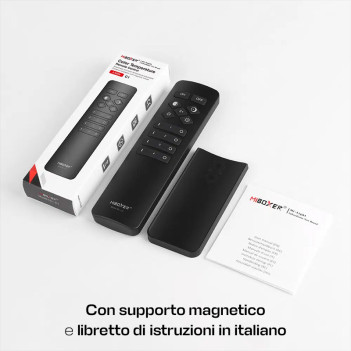 MiBoxer MiLight Telecomando C1 con supporto Magnetico Dimmer Monocolore/Dual White - Nero