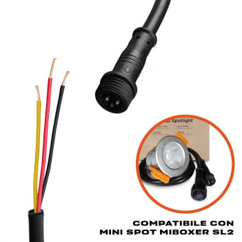 MiBoxer MiLight Power cable 1000mm IP44 for Mini Spot SL2 en