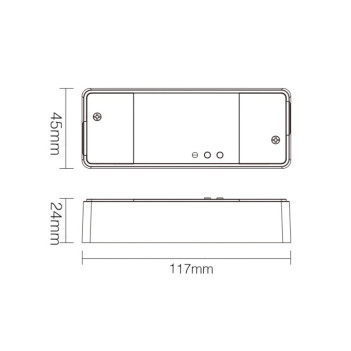 MiBoxer Mi Light TRI-PR Modulo Dimmer Triac AC 100-240V 500W Gestione da Telecomandi Mi Light e Pulsante Push