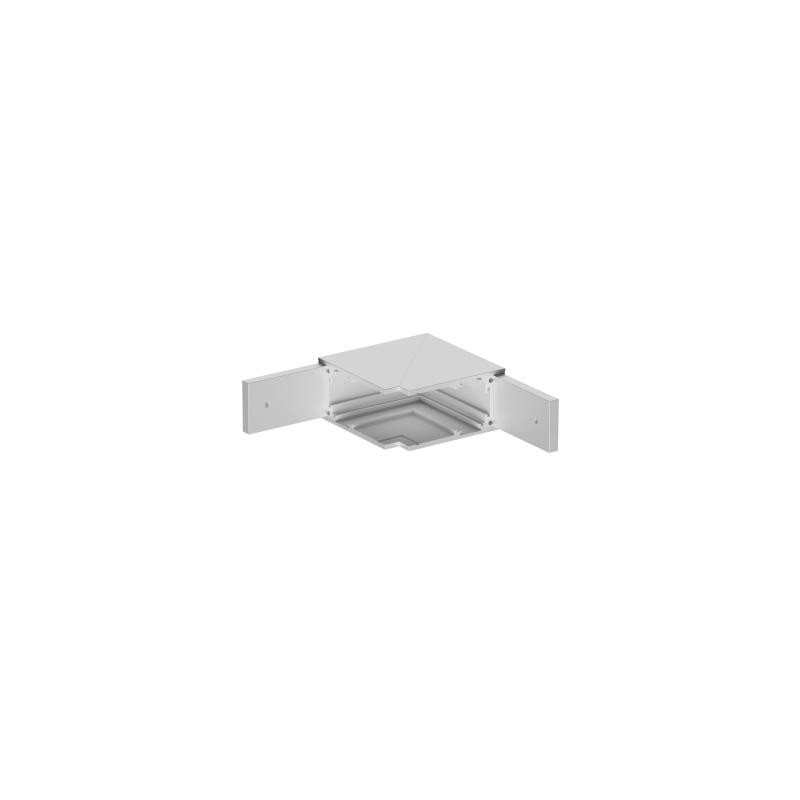 90-degree bent SUPREMA angle connector for 48V SURFACE BINARY - White