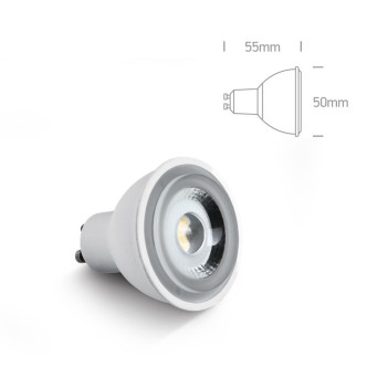 Led spotlight GU10 3W 250 lm 60D CRI 85 3000K Size 50x55mm