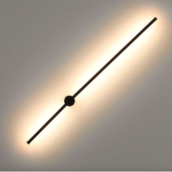 Wall Light 15W 1275lm 3000K IP20 230V 1000mm Black - BDL Series