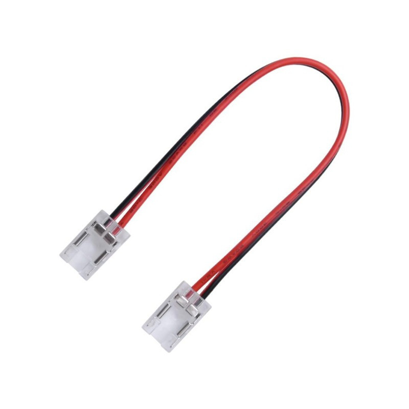 Connector for 2 Single Colour Led Strips with 8mm PCB - Cable 135mm