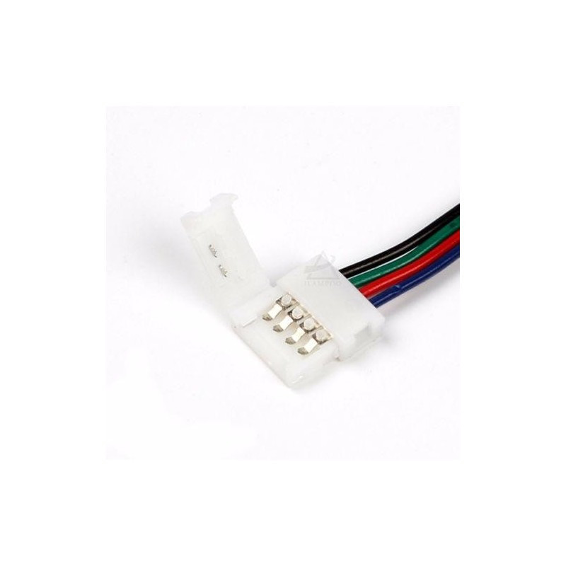 Connettore per Striscia Led RGB con PCB da 10mm - Cavo 200mm