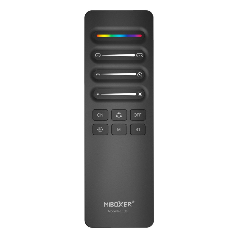 MiBoxer MiLight C6 SPI Digital Remote Control Multicolour - Black