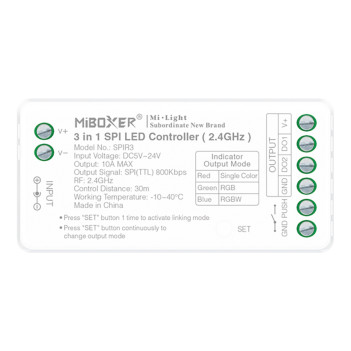 MiBoxer MiLight SPIR3 Ricevitore SPI Digitale DC 5-24V 10A Multicolore