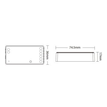 MiBoxer MiLight SPIR3 Ricevitore SPI Digitale DC 5-24V 10A Multicolore