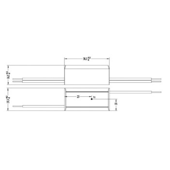 Alimentatore Led 4W Corrente Costante 300mA Range Tensione