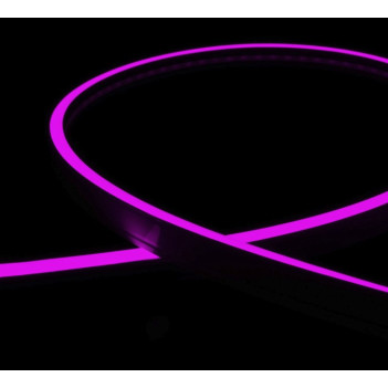 Flexible Neon Led 10mt 100W Fuchsia Light 24V IP65 - Cuttable - NS204 Series en