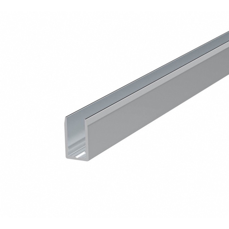 Canalina in Alluminio Anodizzato per Neon Flex serie NS0808 - 2 Metri