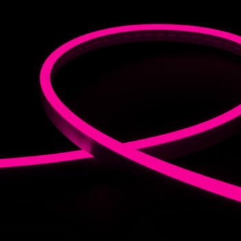 Flexible Led Neon 5mt 35W 12V IP67 - Pink Cut 1cm - 120DX Series en