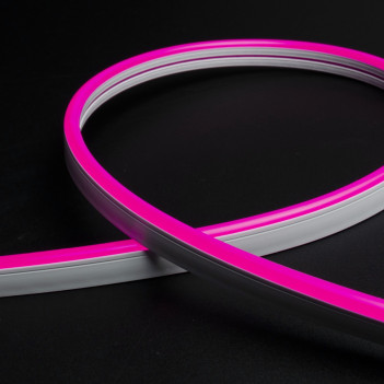 Flexible Led Neon 5mt 35W 12V IP67 - Pink Cut 1cm - 120DX Series en