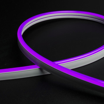 Flexible Led Neon 5mt 35W 12V IP67 - Purple Cut 1cm - 120DX Series en