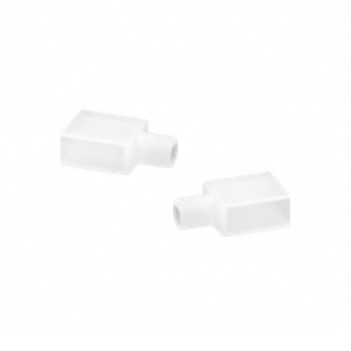 Set of 2 End Caps for Neon Flex NS204 with Cable Hole