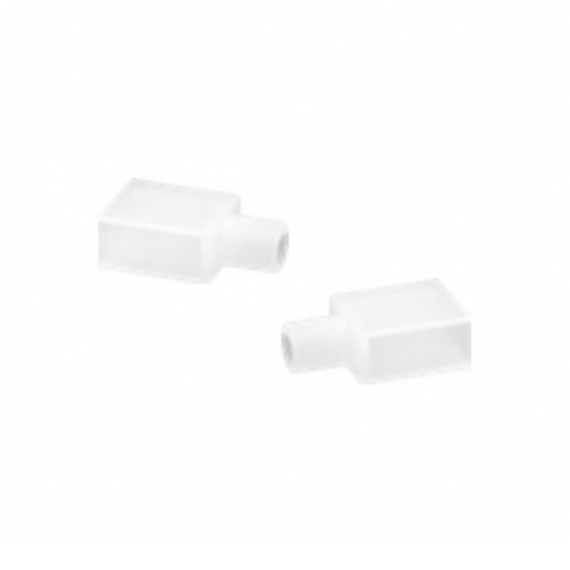 Set of 2 End Caps for Neon Flex NS204 with Cable Hole