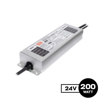 Alimentatore 200W 24V Impermeabile IP67 DALI Dimming - MeanWell ELG-200-24DA