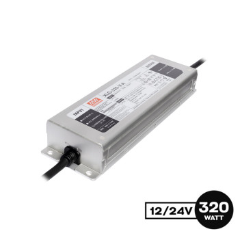 Alimentatore MeanWell 320W 12/24V IP67 XLG-320-V-A tensione regolabile