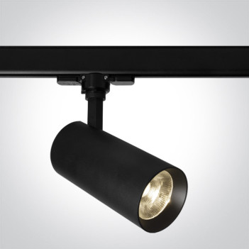 CYLINDER SERIES 20W 1800lm CRI90 38D Three-Phase Led Track Light Colour Black