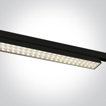 Barra Led per Binario Trifase SERIE HIGH POWER 60W 5400lm CRI90 Colore Nero