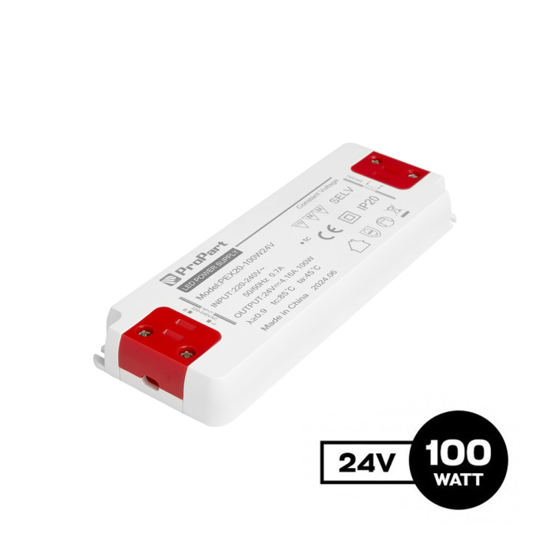 Alimentatore Slim 100W DC 24V per Strisce Led - Serie KPEX20