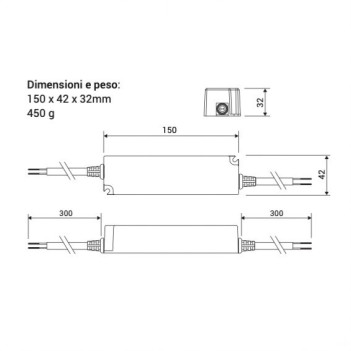 Alimentatore Impermeabile 60W 24V 2,5A IP67 - Actec PW-60-24