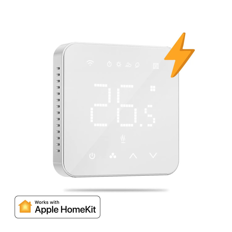 Meross Termostato per Riscaldamento Elettrico a Pavimento WiFi e Compatibile con Apple HomeKit