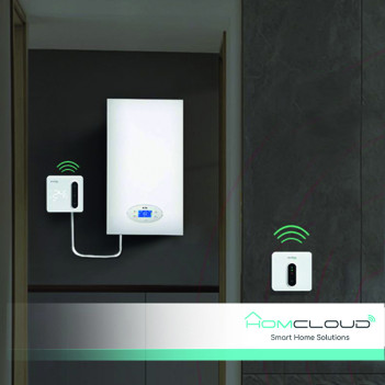 Cronotermostato HC-CRF Digitale Smart WiFi con Ricevitore RF-433 - Gestione da Smartphone e Vocale