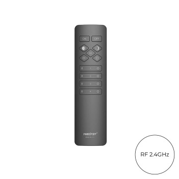 MiBoxer MiLight C1 Remote Control with Magnetic Holder Single Colour/Dual White Dimmer - Black