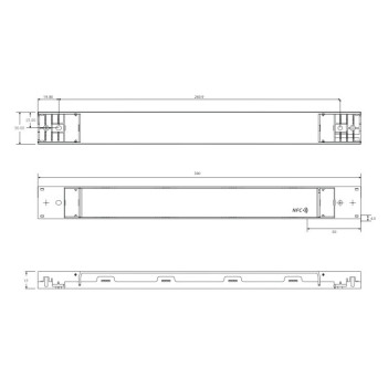 Alimentatore LTech 30W 1,25A 24V - Lineare Programmabile NFC SN-30-24-G1NF