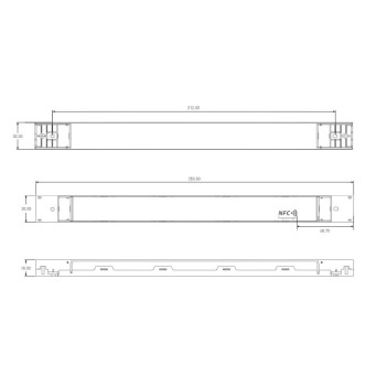 Alimentatore LTech 100W 4,16A 24V - Lineare Programmabile NFC SN-100-24-G1NF