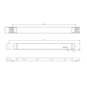 Alimentatore LTech 150W 6,25A 24V - Lineare Programmabile NFC SN-150-24-G1NF