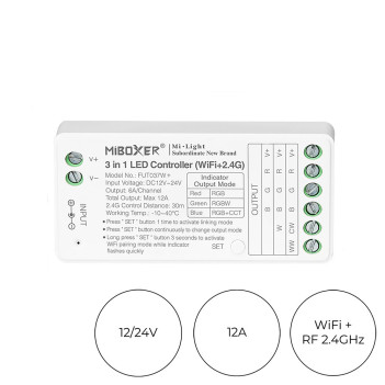 KINGLED | Miboxer FUT037W+ Ricevitore Wifi per strisce led 12V/24V